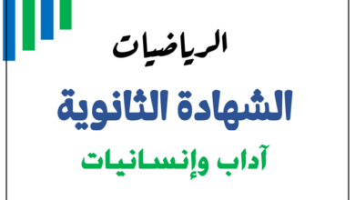 صورة غلاف ملزمة مؤمن في الرياضيات للصف الثاني عشر (أدبي – آداب وإنسانيات)، الفصل الدراسي الأول، وفق المنهج القطري، بتصميم تعليمي واضح يعكس محتوى المادة الأكاديمية.