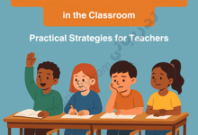 Introductory illustration for an article on addressing individual differences in the classroom, showing students with diverse abilities and learning styles seated at desks.