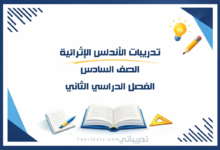 تصميم تعريفي لتدريبات الأندلس الإثرائية للصف السادس الفصل الدراسي الثاني - المنهج القطري